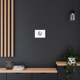 Abstract Color Splash Canvas Print — Modern Watercolor Circle Art on Matte Stretched Canvas