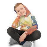 Kids Abstract Brushstroke Hoodie