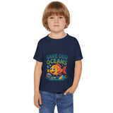 Save Our Oceans Toddler T-Shirt — Cute Fish Environmental Shirt for Kids