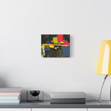 Abstract Color Splash Matte Canvas Print — Modern Stretched Wall Art