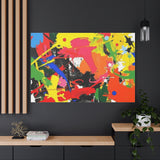 Abstract Art Matte Stretched Canvas — Modern Wall Decor