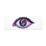 Cosmic Eye Canvas Print — Galaxy Eye Matte Stretched Wall Art