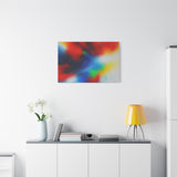 Abstract Color Burst Canvas Print — Vibrant Stretched Matte Wall Art