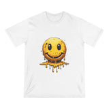 Melting Smiley T-Shirt — Drippy Retro Emoticon Graphic Tee