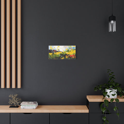 Abstract Fieldscape Matte Stretched Canvas (1.25")