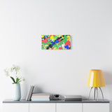 Abstract Color Splash Canvas Print — Vibrant Modern Wall Art