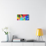 Abstract Color Burst Canvas Print — Vibrant Stretched Matte Wall Art