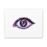 Cosmic Eye Canvas Print — Galaxy Eye Matte Stretched Wall Art