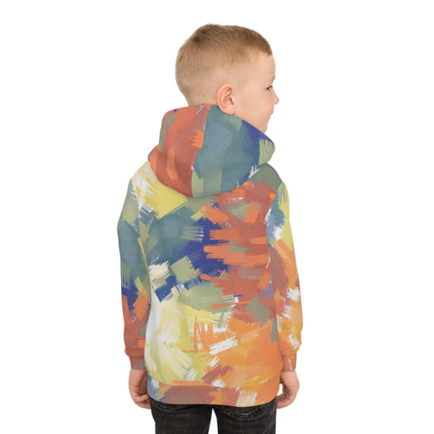 Kids Abstract Brushstroke Hoodie