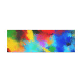 Abstract Color Burst Canvas Print — Vibrant Stretched Matte Wall Art