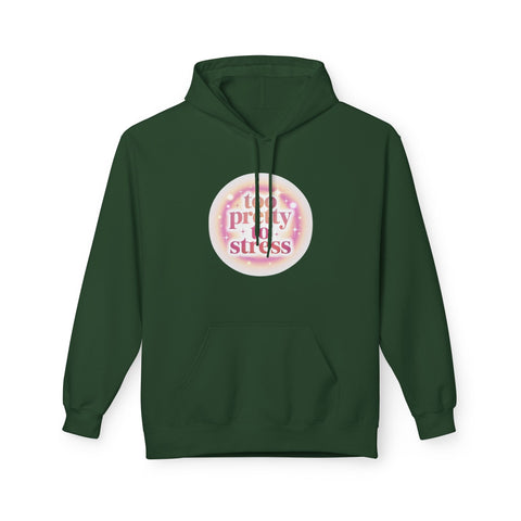 Pretty To Stress Hoodie — Pastel Aesthetic Comfort Pullover