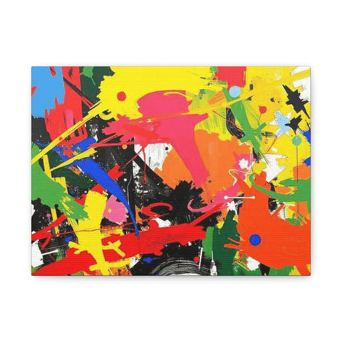 Abstract Art Matte Stretched Canvas — Modern Wall Decor