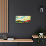 Abstract Colorful Landscape Canvas