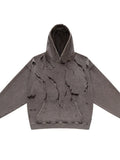 Men's Distressed Long Sleeve Hoodie