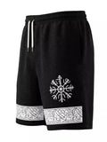 Men's Full Size Linen Blend Drawstring Shorts Plus Size