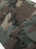 Men's Camouflage Wide-Leg Pants