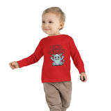 Toddler Tee — "Tiny Terror" Cute Monster Long-Sleeve Shirt