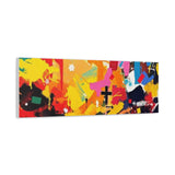 Abstract Color Splash Canvas Print - Vibrant Stretched Matte Wall Art