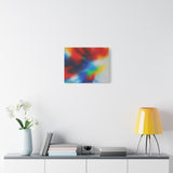 Abstract Color Burst Canvas Print — Vibrant Stretched Matte Wall Art