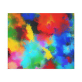 Abstract Color Burst Canvas Print — Vibrant Stretched Matte Wall Art