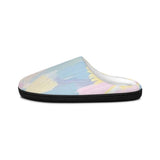 Pastel Brushstroke Women's Indoor Slippers — Soft Cozy House Shoes