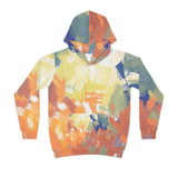 Kids Abstract Brushstroke Hoodie