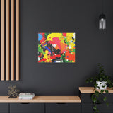 Abstract Art Matte Stretched Canvas — Modern Wall Decor