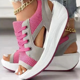 Mesh Breathable Platform Sandals