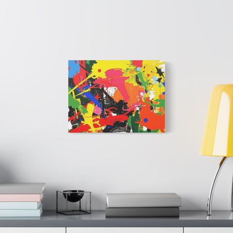 Abstract Art Matte Stretched Canvas — Modern Wall Decor