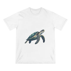 Sea Turtle Illustration T-Shirt – Eco Ocean Wildlife Tee