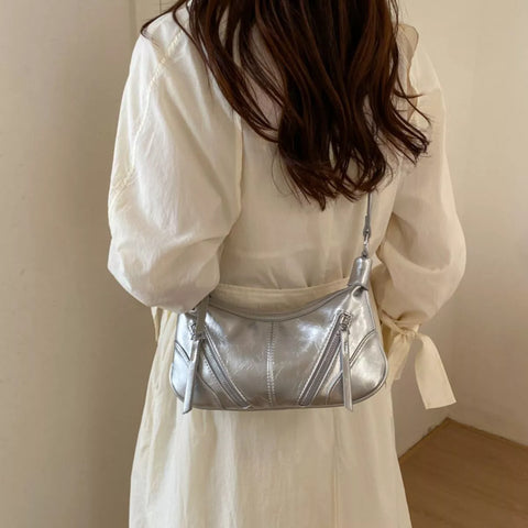 Zipper Shoulder Bag