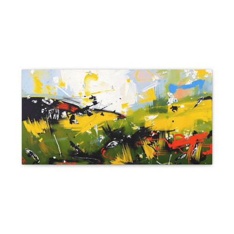 Abstract Fieldscape Matte Stretched Canvas (1.25")