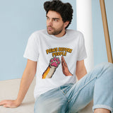 Paws Before People T-Shirt — Cute Cat Paw High-Five Tee for Cat Lovers
