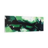 Abstract Green Brushstroke Canvas Print