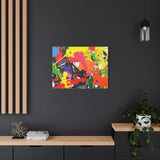 Abstract Art Matte Stretched Canvas — Modern Wall Decor