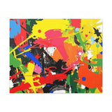 Abstract Art Matte Stretched Canvas — Modern Wall Decor