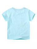 Children's Dinosaur Graphic Short Sleeve T-Shirt