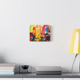 Abstract Color Splash Canvas Print - Vibrant Stretched Matte Wall Art