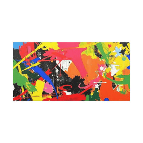 Abstract Art Matte Stretched Canvas — Modern Wall Decor