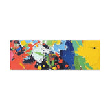 Abstract Color Splash Matte Canvas — Stretched Wall Art