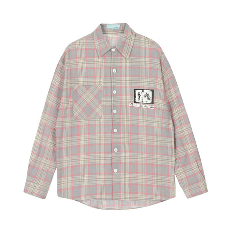 Men's Oversized Plaid Flannel Shirt