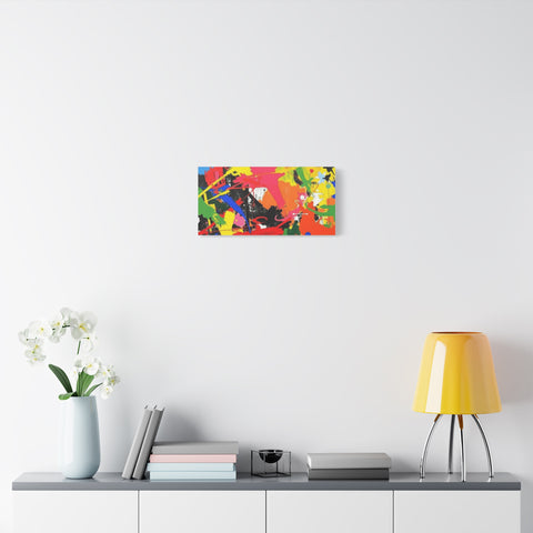 Abstract Art Matte Stretched Canvas — Modern Wall Decor