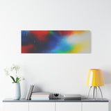 Abstract Color Burst Canvas Print — Vibrant Stretched Matte Wall Art