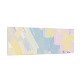 Pastel Abstract Brushstroke Canvas Wall Art