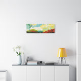 Abstract Colorful Landscape Canvas