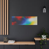 Abstract Color Burst Canvas Print — Vibrant Stretched Matte Wall Art