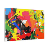 Abstract Art Matte Stretched Canvas — Modern Wall Decor
