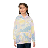 Pastel Brushstroke Kids Hoodie