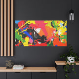 Abstract Art Matte Stretched Canvas — Modern Wall Decor