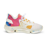 Men's Mesh Sneakers — Colorful Marble Athletic Shoes